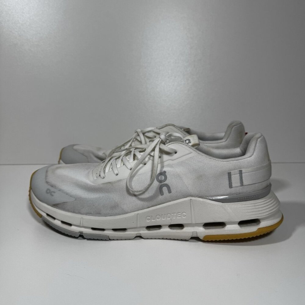 On Running Cloudnova Form 2 Men's 11 EU 45 White Ivory Running Shoe Athletic